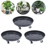 3* Heavy Duty Plant Dolly Rolling Flower Pot Holder Stand With 5 Wheels 14.17". Fixed Price $46.57.