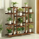 Wooden Plant Shelf Flower Pot Stand Indooroutdoor Multi-tier Display. Fixed Price $123.50.