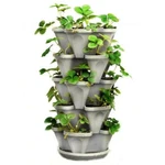 Mr. Stacky Vertical Planter Stackable Self-watering Drainage Holes (5-PACK). Fixed Price $56.91.