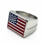 United States Of America Men's Flag Ring Stainless Steel 190. Fixed Price $27.25.