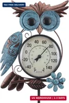 Mumtop Outdoor Thermometer, 42 Inch Metal Owl Garden Stake Outside Wall. Fixed Price $40.61.