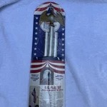 New! Eder Flag Us Set 3X5 Polyester Silver Steel Pole 6FT Eagle. Fixed Price $46.50.