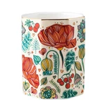 Ceramic Holder For Desk Cute Flower Stand Aesthetic Floral Pencil Cup Pot.... Fixed Price $19.57.