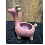 Pink Ceramic Deer Planter Flower Pot, Small Indoor Decorative Succulent/cactus. Fixed Price $10.40.