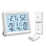 Keekit Indoor Outdoor Thermometer, Digital Hygrometer Gauge With 3 Wire.... Fixed Price $38.13.