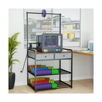 3D Printer Stand With Storage, Table Power Outlet & Filament .... Fixed Price $126.32.