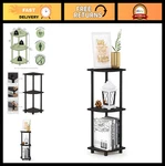3-TIER Corner Shelf Open Display Storage Shelves For Living Room, Home Office,. Fixed Price $50.99.