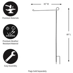 Evergreen Oversized Flag Stand 5 Lbs Solid Steel. Fixed Price $75.19.