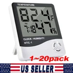 Thermometer Indoor Digital Lcd Hygrometer Temperature Humidity Alarm Clock. Fixed Price $5.85.