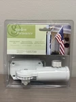 Garden Treasures Metro Flag Bracket (white). Fixed Price $8.00.