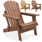 Oversized Folding Adirondack Chair, Wood Outdoor Patio. Fixed Price $169.99.