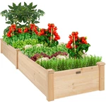 Best Choice Products Wooden Raised Garden Bed Planter Lawn Yard - 8X2FT. Fixed Price $79.99.