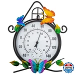 Hobyluby Large Indoor Outdoor Wall Thermometer Humidity Decorative - No Batterie. Fixed Price $66.25.