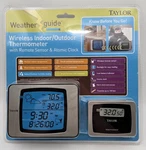 Taylor Weather Guide Wireless Indoor Outdoor Thermometer W/ Remote Sensor 1526. Fixed Price $24.87.
