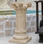 Corinthian Style Pillar Pedestal Column Faux Stone Plant Stand Sculpture 26 Inch. Fixed Price $119.89.