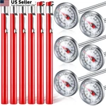 Xuhal 6 Pcs Stainless Steel Kitchen Thermometer With 5 Inch Long Red,. Fixed Price $24.66.