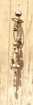 Rustic Ceramic Wind Chime Clay Pot Design Handmade Southwestern Boho Decor 40". Fixed Price $29.45.