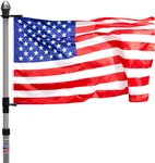 Telescoping Aluminum Portable Flagpole. Fixed Price $63.99.