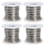 Okllen 4 Pack 18 Gauge Stainless Steel Wire, 1MM Jewelry For Silver. Fixed Price $25.59.