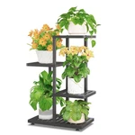 Idavosic.ly Plant Stand Indoor Outdoor, 3-TIER Tall Metal Flower Shelf For Heavy. Fixed Price $44.38.