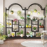 Extra Large Tall Arched Plant Shelf Garden Flower Pots Artwork Display Stand. Fixed Price $99.91.