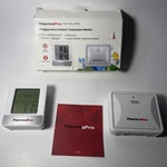 Thermopro TP200B Indoor Outdoor Thermometer Wireless 500FT, Light White. Fixed Price $19.98.