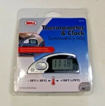BELL37035-1 In/out Thermometer/clock Lighted New Old Stock Unopened T-58. Fixed Price $21.95.