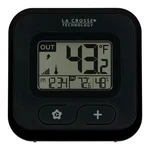 Crosse Technology 308-147 Wireless Compact Digital Thermometer With Black. Fixed Price $31.89.