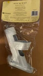 Evergreen 2-POSITION Cast Iron White Flag Pole Bracket 45 & 90 With Screws New. Fixed Price $9.49.