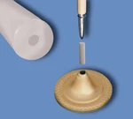 Eder Flag White Nylon Ferrule Stand Insert Guidon Pole Sleeve Adapter. Fixed Price $34.78.