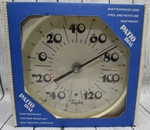Taylor Patio Dial Thermometer 12 Inch Diameter - Easy Read #5376 New Nos. Fixed Price $26.36.