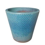 Southern Patio CRM-090786 Peyton Medium 11.8 In. Dia Blue Ceramic Patina. Fixed Price $29.99.