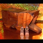 Star Wars Wood Sandcrawler Collectible Toy Jawa Disney Galaxys Edge Rare Retired. Fixed Price $149.99.
