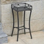 Valencia Resin Wicker Plant Stand Antique Black. Fixed Price $68.18.