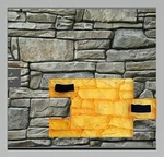 Granite Stone Pattern Decorative Imprint Mat Concrete Cement Stamp Beton Stempel. Fixed Price $79.89.