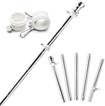 Anley 6 Ft Flag Pole Stainless Steel Kit With Rings Adjustable Length. Fixed Price $18.95.