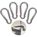 Huouo 4 Pcs 2.8 Inches Snap Clip Hooks Attachment Silver. Fixed Price $8.97.