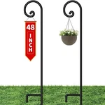 Beau Jardin Shepherd Hook 48 Inch Pack No Assembly Required 2/5 Heavy .... Fixed Price $37.62.