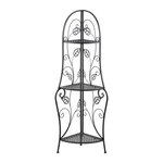 Zingz & Thingz Farmhouse Home Cor 3-TIER Metal Basket Shelf Stand, 18X11.. Fixed Price $125.86.