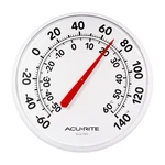 Acurite Indoor Outdoor Thermometer, 12.5 Wall Mount With Large Black Numbers. Fixed Price $22.98.