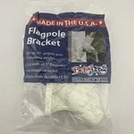 Betsy Flags 1 In 2-POSITION Flagpole Bracket Hdpe Made Usa New. Fixed Price $6.79.