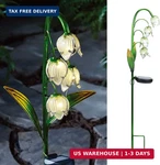 Vcuteka Solar Garden Decor Stake Outdoor Light Glass Flower For Yard Lawn. Fixed Price $44.99.