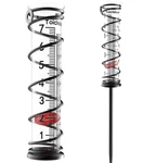 Toiclebor Rain Gauge OUTDOOR,7 Inch Capacity Dual-scale Glass Tube + Stand. Fixed Price $32.51.