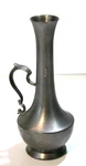 Web Pewter Bud Vase 1158 Scrolled Handle Decorative Metal Flower Holder Vintage. Fixed Price $10.44.