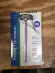 Update International 5 1/2"-LONG Dial Frothing Thermometer, Stainless Steel. Fixed Price $13.00.