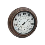 Chivenido 8" Bronze Decorative Temperature And Hygrometer Wall Thermometer. Fixed Price $30.36.