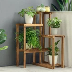 Wooden Stand Shelf Garden Planter Flower Pot Indoor Outdoor Strong. Fixed Price $35.95.