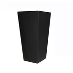 Tusco Products Cosmo Tall Square Plastic Indoor/outdoor Planter, Black 26". Fixed Price $78.89.