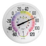 104-1534A La Crosse 13.5" Indoor/outdoor Dial Thermometer With Humidity White. Fixed Price $27.95.
