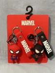 New Set Of Marvel 3D Figural Charm Keychain Spider-man & Miles Morales. Fixed Price $22.95.